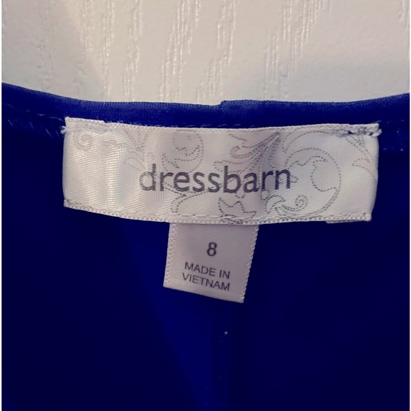 Dress Barn royal blue dress size 8 - Picture 6 of 7